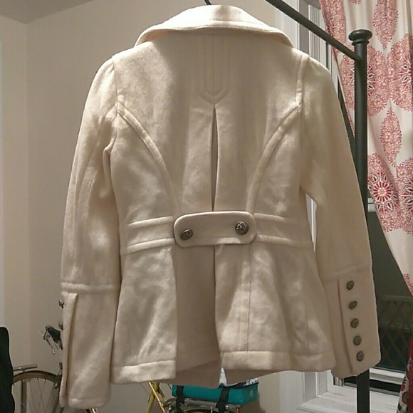White guess jeans peacoat. - Picture 3 of 5